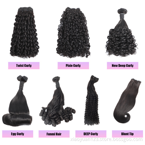 Vendors Deep Curl Real Human Brazilian Hair Bundles Cuticle Aligned Super Double Drawn Virgin Hair 11a12a Funmi Hair Extensions
